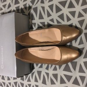 Rockport CC Pilot Path MT Gold Heels, size 9